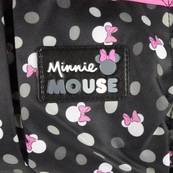 Disney Baby Minnie Mouse Diaper Bag 8 Pockets 4 Piece Set 19" Large NEW - Picture 3 of 11
